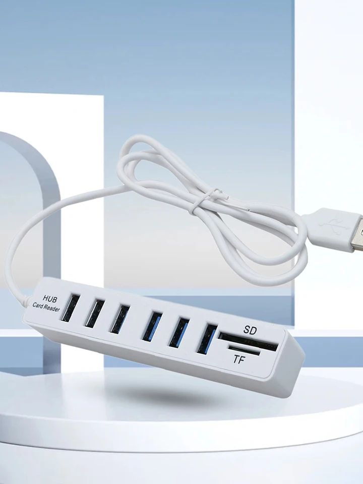 High Speed USB 6 Port Hub Splitter for Devices