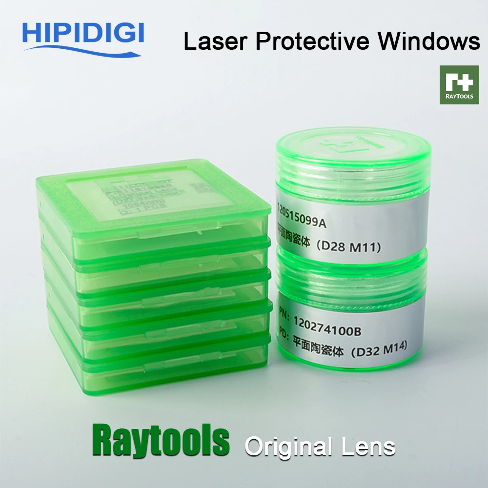 Raytools Original Laser Schutz Windows 24,9x1,5 37x7 Schutz Objektiv 27,9x4,1 Fused Silica Faser Schneiden Maschine Zubehör – Detail 2