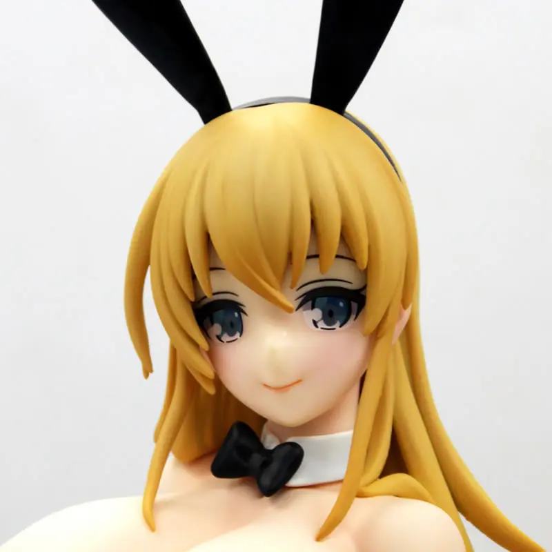 

1/4 искусственные желтые волосы Кролик Ver большие груди Makaizou ПВХ окрашенные коллекционные экшн-фигурки