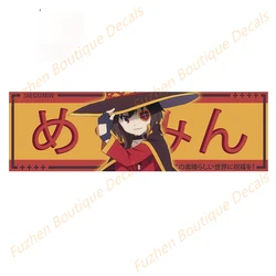 Fuzhen – décalcomanies de voiture en vinyle, accessoires extérieurs pour voiture Konosuba Megumin Drift Slap, décoration Graffiti 