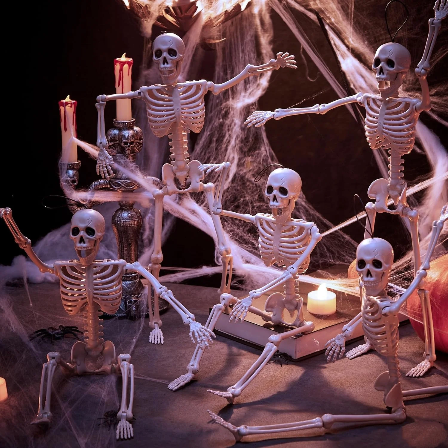 Hanging skeleton Halloween decoration