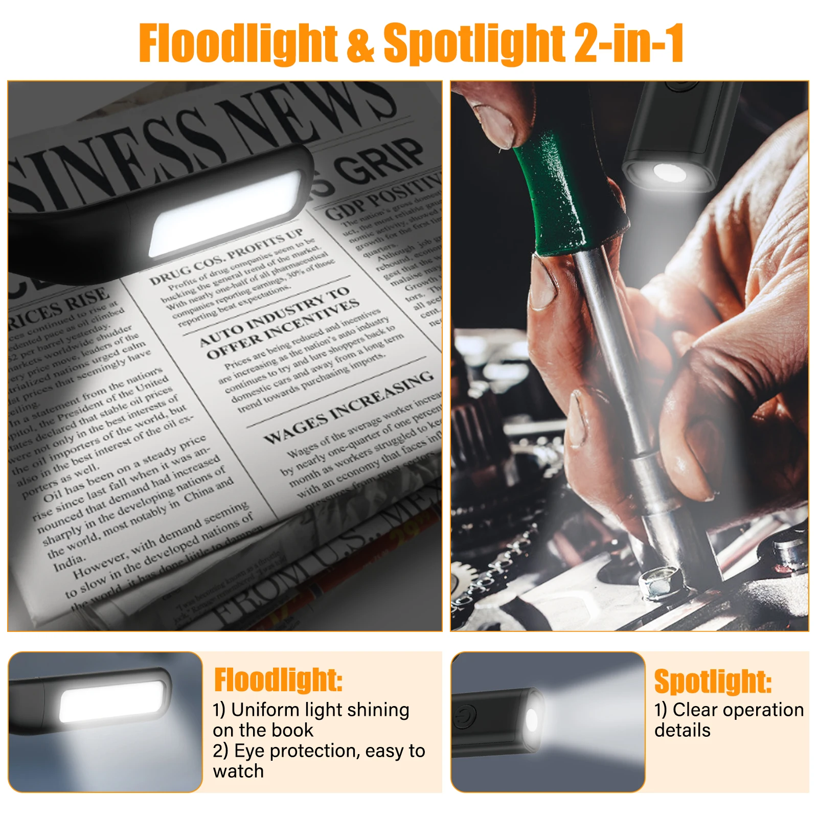 LED Neck Reading Lights Rechargeable Flexible Reading Lamp Bendable Adjustable Portable Hanging Book Light For Camping Lighting led light book light mini led light