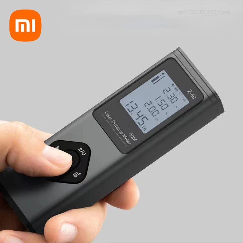 Laser Rangefinder Cross Line Casting LR1 Digital Inclinometer Angle Measure Laser Level Ruler Measure Tool 2 in 1 for Xiaomi,laser rangefinder,laser tape measure,laser protractor,land measuring instrument,electronic component measurement tool,laser leveling instrument