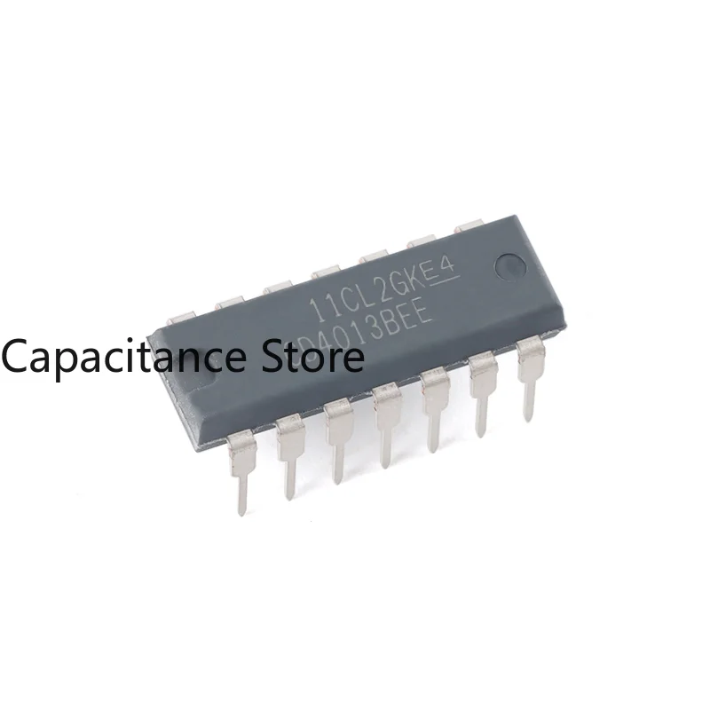 

10PCS Original Genuine In-line CD4013BE PDIP-14 Dual D Class Trigger Chip Logic