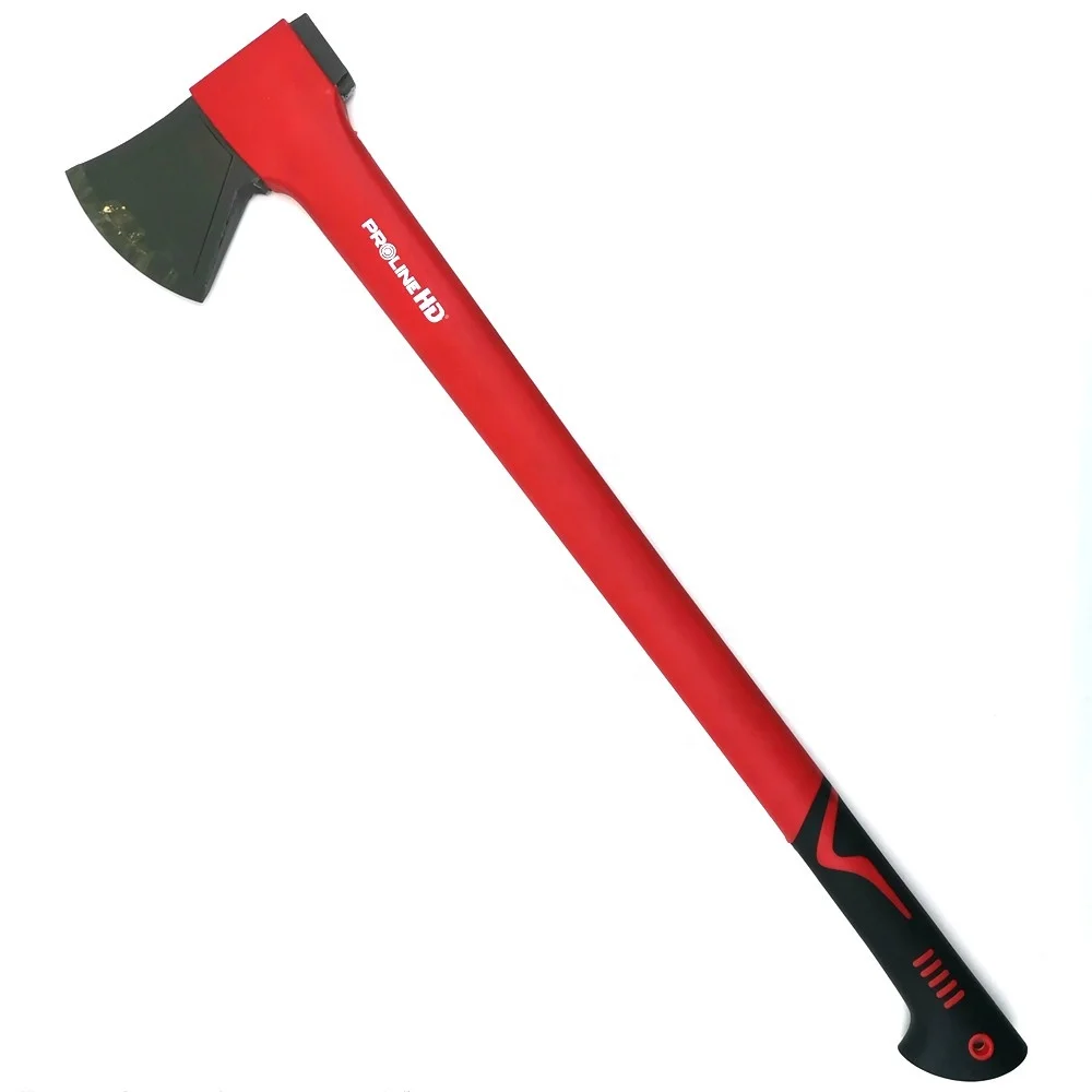 Garden Tools Axe 1500g Composite Handle 78cm Large Hatchet With Forged Steel For Felling Splitting