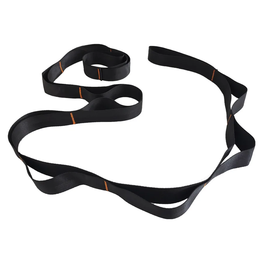 Enhanced Non-Elastic Stretch Strap for Yoga, Pilates, Dance, and Physical Therapy