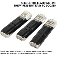 Electric Wire Connector No Strip Quick Dual Line Cable Interconnection Detachable Automotive Terminal Plug Universal Quality 3