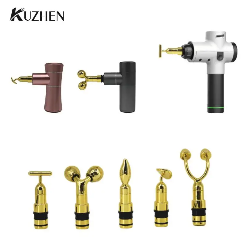 

TDiePf Fascia Gun Massage Head Metal Muscle Stimulator Body Relaxation Shaping Exercise Fascia Gun Replacement Gun Massage Head