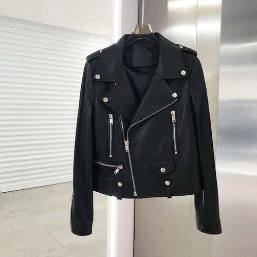 ジャケット・アウター ROUND SHORT SYNTHETIC LEATHER JACKET 71wIrXpQ20L._AC_UY350_.jpg