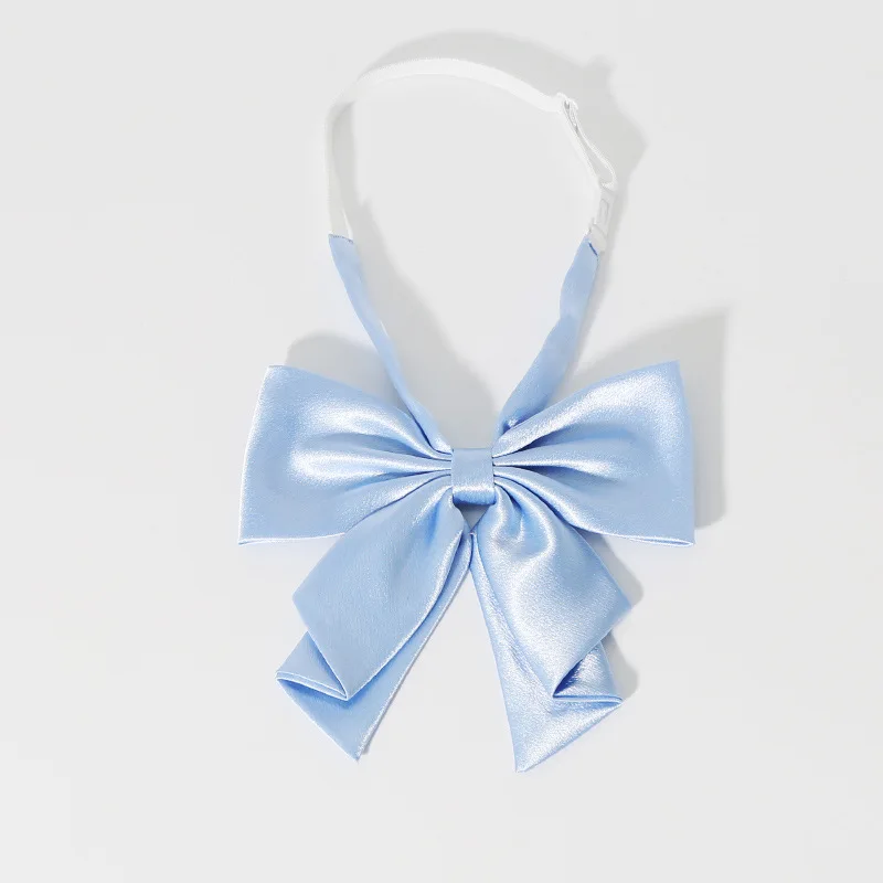 Solid Color Bowties Oversized Swallowtail Bowknot Women College Girls JK Ties Uniform Sailor Suit Butterfly