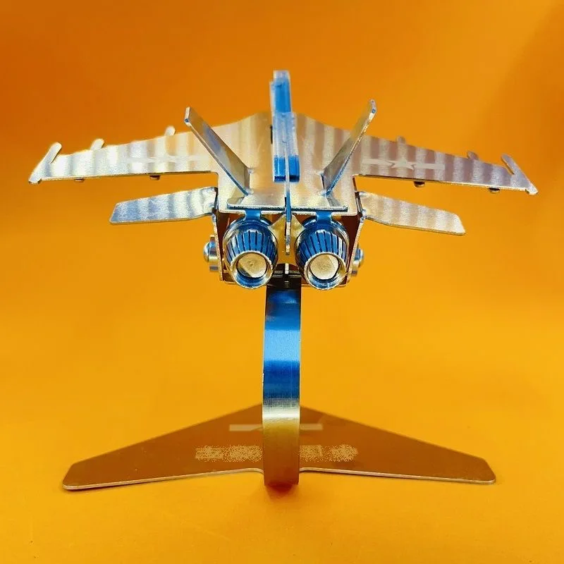 DIY fighter 3D Metal Stainless Steel Jigsaw Puzzle Assembled Steel Detachable Jigsaw Toy Ornament Birthday Gift