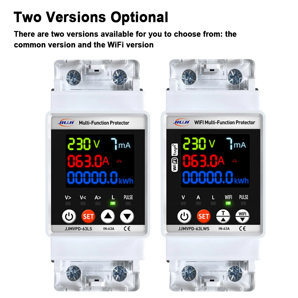 Tuya WiFi Automatic Reclosing Protector Single Phase Circuit Breaker