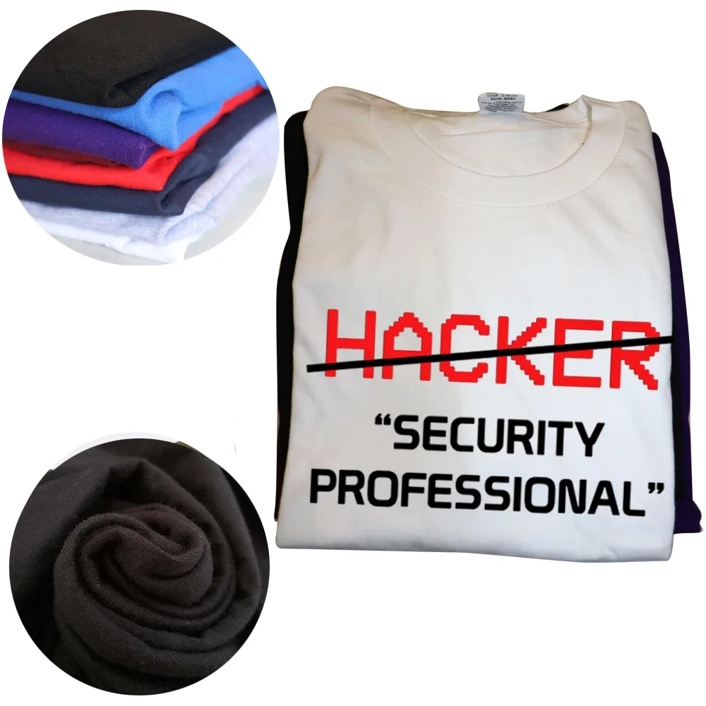 Hacker Security Professiona Funny Programmer Gift T-Shirt Cotton Summer Tops T Shirt Fashionabe Men Top T-Shirts_voghion.com