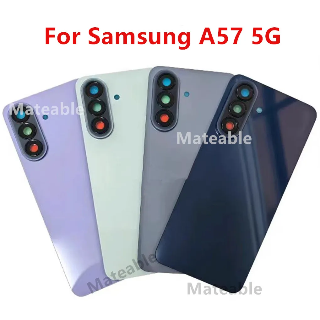 A576 삼성 갤럭시 A57 5G용 하우징 유리 배터리 백 커버 수리 교체 도어폰 ..