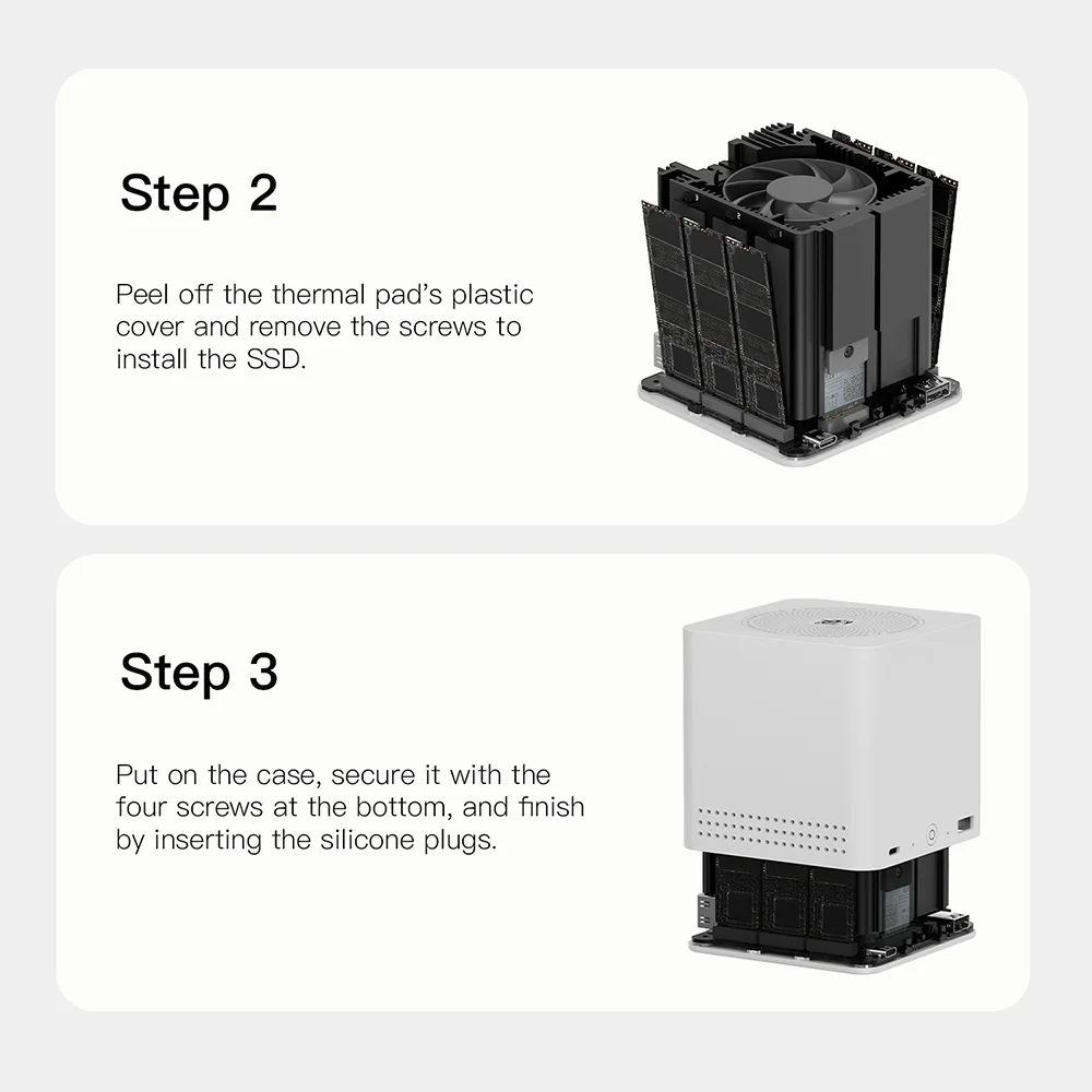 Beelink ME Mini-N150 N95 ME Pro N150 NAS Mini Pc Intel Twin Lake N150 LPDDR5 4800MHz SSD WiFi6 4K Dual 2.5 Lan Mini PC Computer