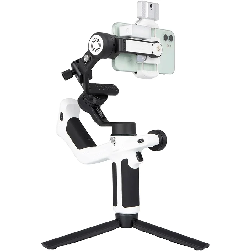 FeiyuTech Scorp Mini-P Kit 3 Axis Smartphone Gimbal, AI Tracker, Fill Light, for iPhone 16 Pro Max and Android handheld gimbal stabilizer gimbal stabilizer handheld gimbal Stabilizer