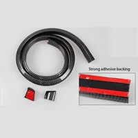 Universal Roof Spoiler 1.5M Car-Styling 5D Carbon Rubber Tail Spoiler PU Brazing DIY Refit Spoiler Suitable By All Type Of Car 5