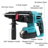 Electric Goddess Brushless Electric Hammer Forward and Reverse Concrete Multi Functional Electric Tool For Makita 18V Battery 6