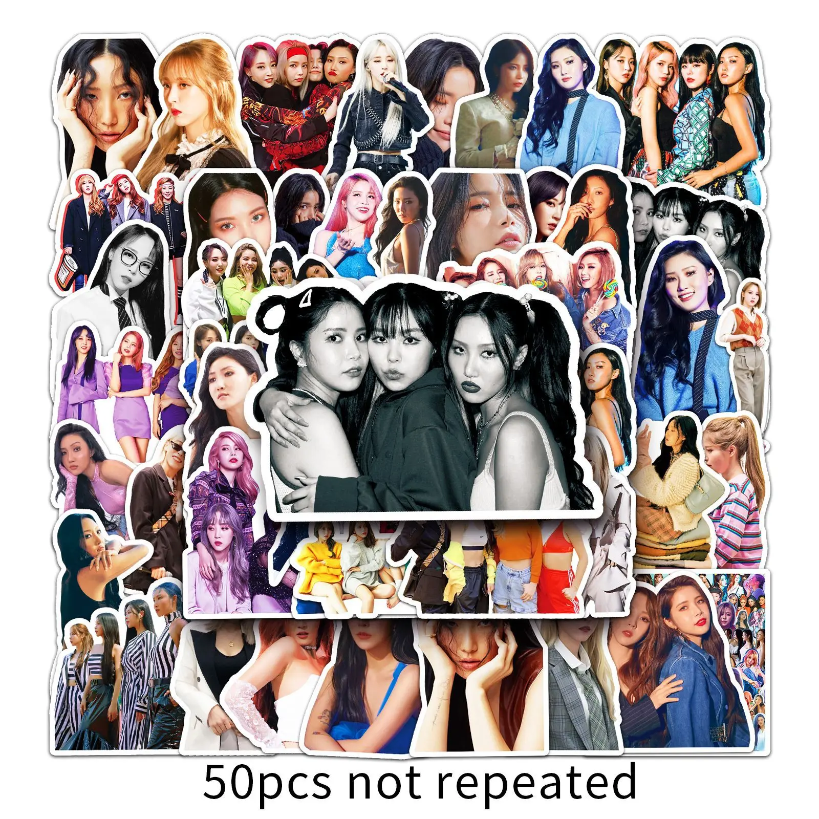 54pcs/set Korean Girls K-POP MAMAMOO New Album TRAVEL Lomo Card HD