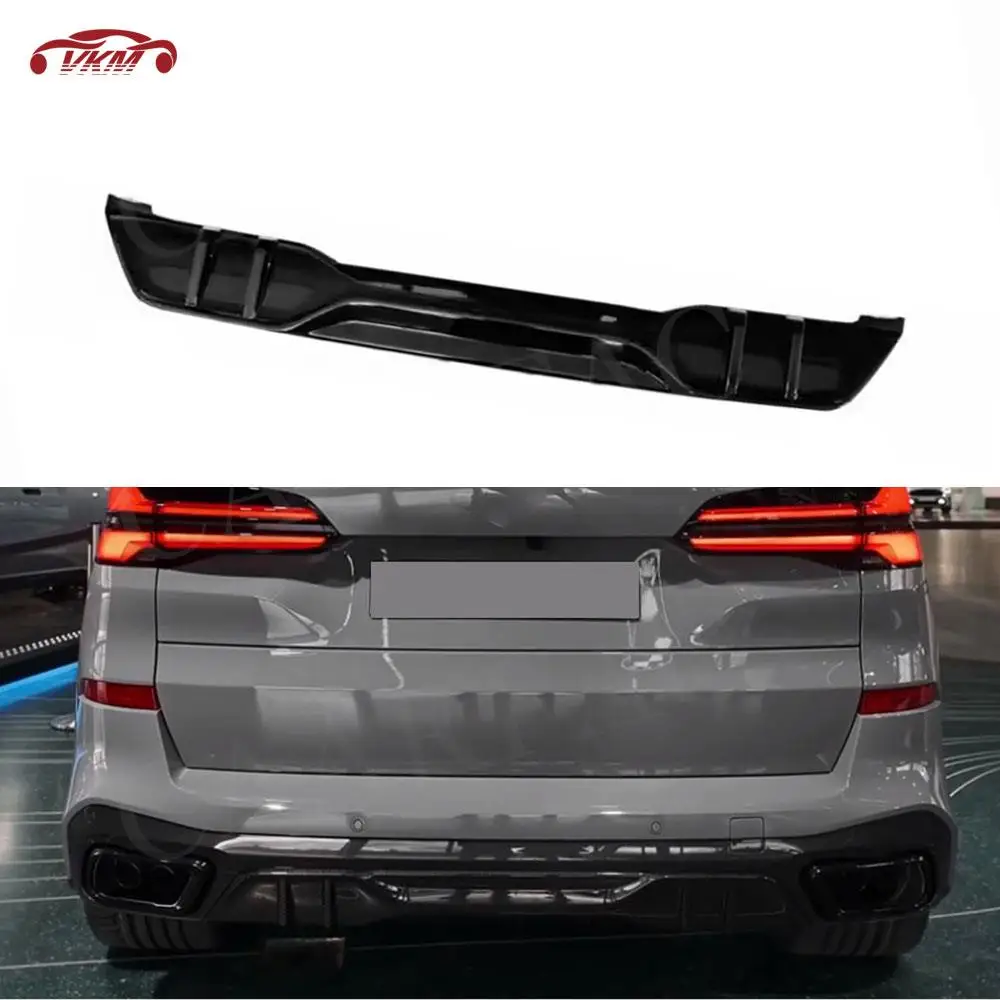 

Carbon Fiber Rear Diffuser Bumper Lip Spoiler for BMW X5 G05 M Sport 2019+ ABS Back Guard Protector Body Kits Car Accessories