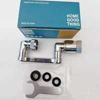 Rotatable 304 Stainless Steel Mechanical Arm Faucet - Multi-Functional Adapter Head, Splash-Proof for Toilet and Washbasin 2