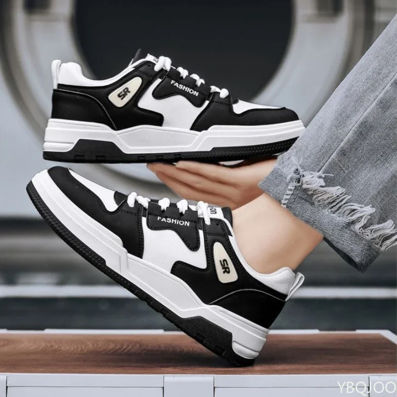 Large Size Spring and Autumn New Thick Sole Height Increasing Casual Men's Shoes Niche Trend Versatile Flat Sports Men's Shoes