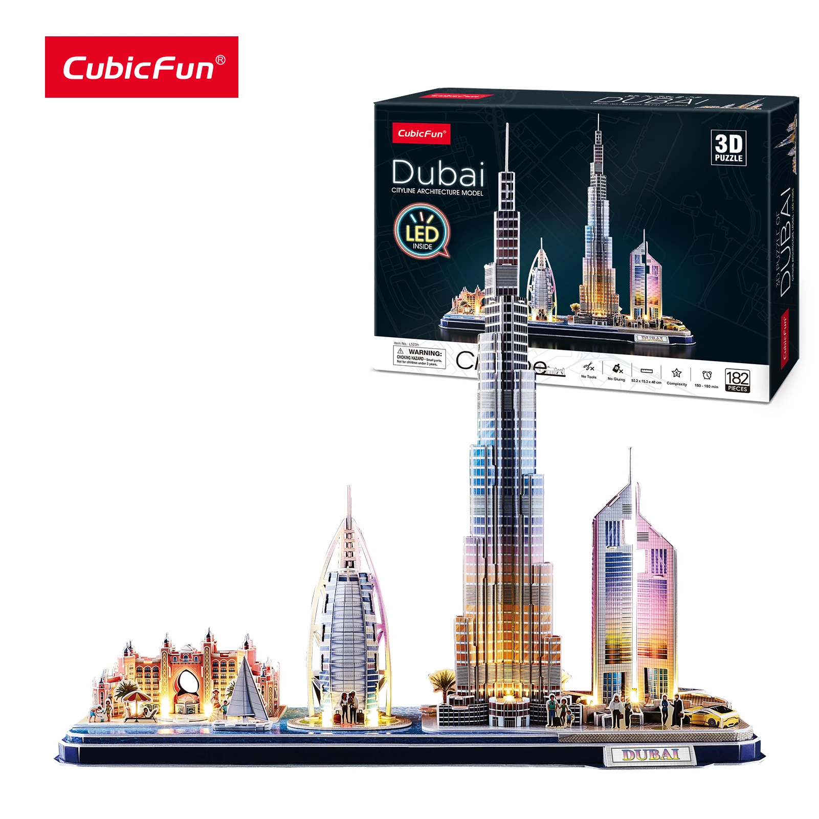 Burj Khalifa 3d Puzzle Burj Al Arab 3d Puzzle 3d Puzzle Tower Dubai