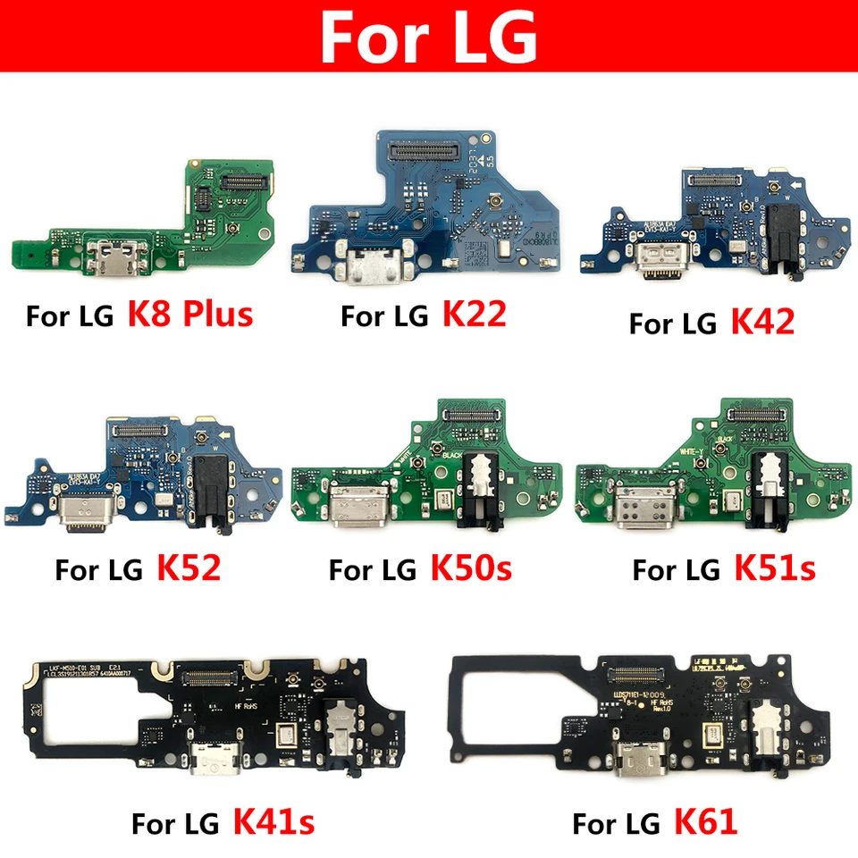 Scheda Di Ricarica USB Type-C Compatibile Per LG K41S - Connettore Di Carica + Microfono + Jack Cuffie