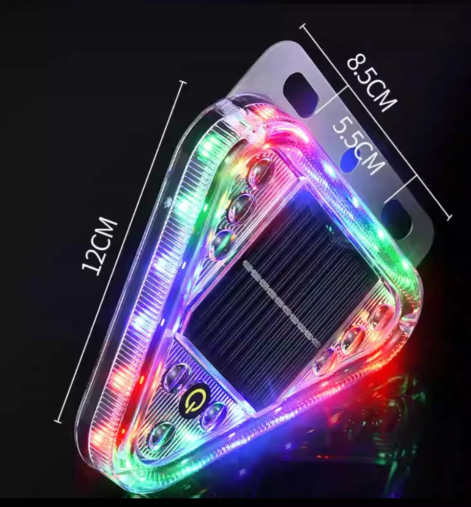 Solarbetriebene Heckkollisionswarnung für LKWs, Blinklichter für Nachtparken, LED-Blinklichter mit starkem Licht – Detail 9