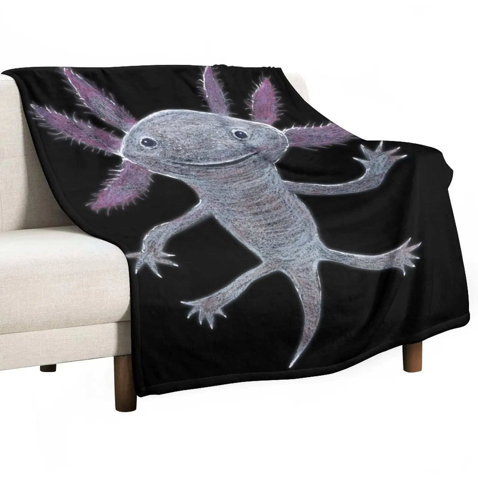 

Axolotl Throw Blanket Sofa warm winter Blankets