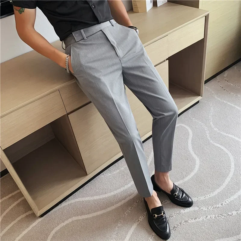 2024 Wedding Dress Pants for Men Business Suit Pant Casual Slim Formal Pants Pantalon Costume Men Suit Trousers Plus size 29-36