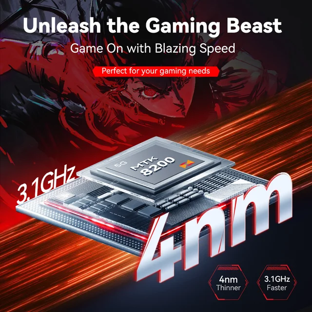 CUBOT MAX 5, Android smartphone 5G, Dimensity 8200 4 nm, grand écran 6,95“ 144 Hz, 24 Go de RAM (12 Go + 12 Go), ROM 256 Go, 5g telephone de jeu, 100MP, NFC, ajouter au panier, vente le 22 juillet 2