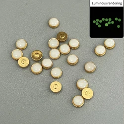 Luminous Blue - Green Bezel Insert with Pearl Dot Accent (D)