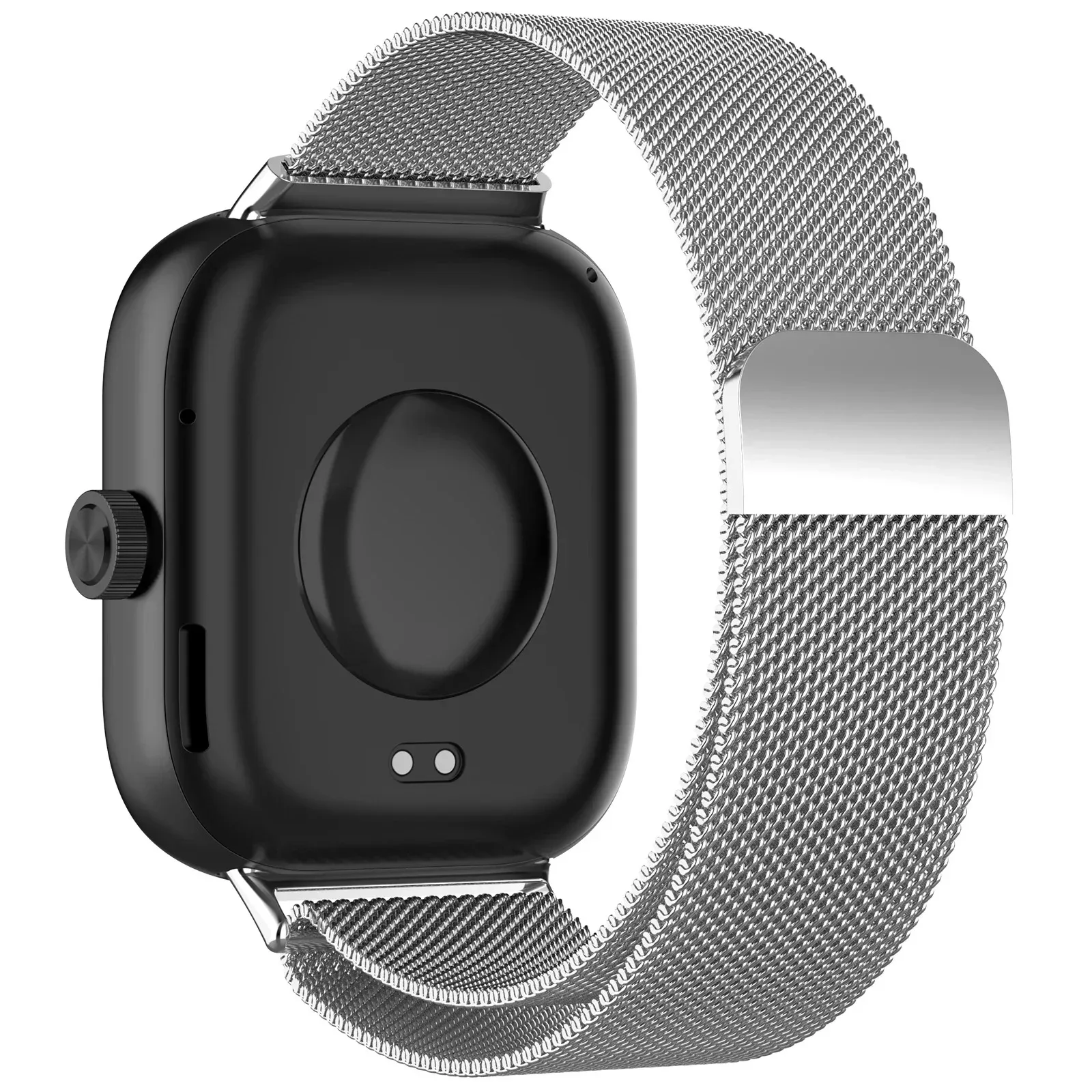 Enhanced Metal Milanese Loop Strap with Magnetic Clasp - Elegant Bracelet Accessory