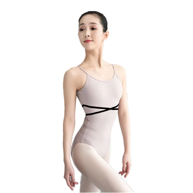 Трико балерины для девочек, без рукавов, для танцев, гимнастики