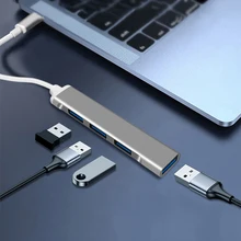 

USB HUB 3.0 2.0 Multi 4 Port Splitter USB Adaptor Expander Type C Hub for Lenovo Xiaomi Macbook Pro Air PC Laptops Accessories