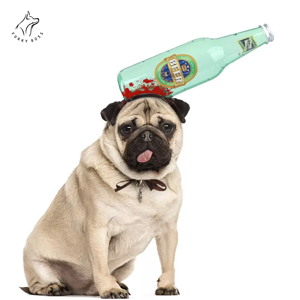 

Halloween Pet Cat Dog Harness Costume Pet Funny Clothes Bottle Knife Design for Small Dog Cat Cosplay Creative Pet Accessories
