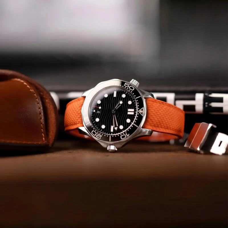 Premium FKM Rubber Quick Release Waterproof Watch Strap, Sport Edition