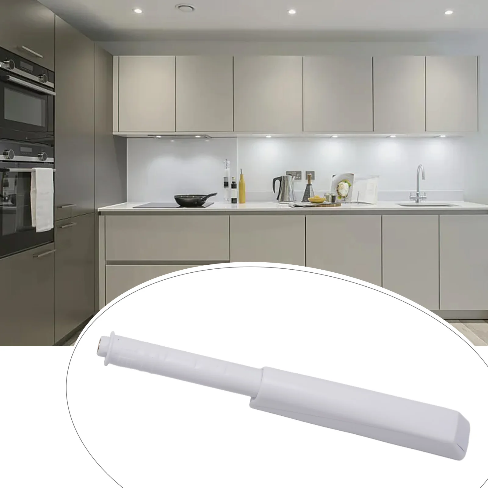 Push To Open Door Catch Black/Grey/White Bouncer Cabinet Magnetic Catch Cupboard Handle-free Touch Release