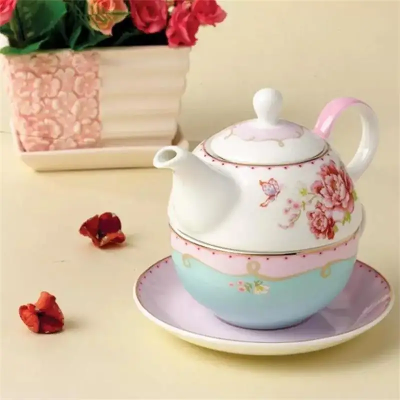 Ceramic Coffee Pot Set Set British Tea Pots One Person Tea Pot