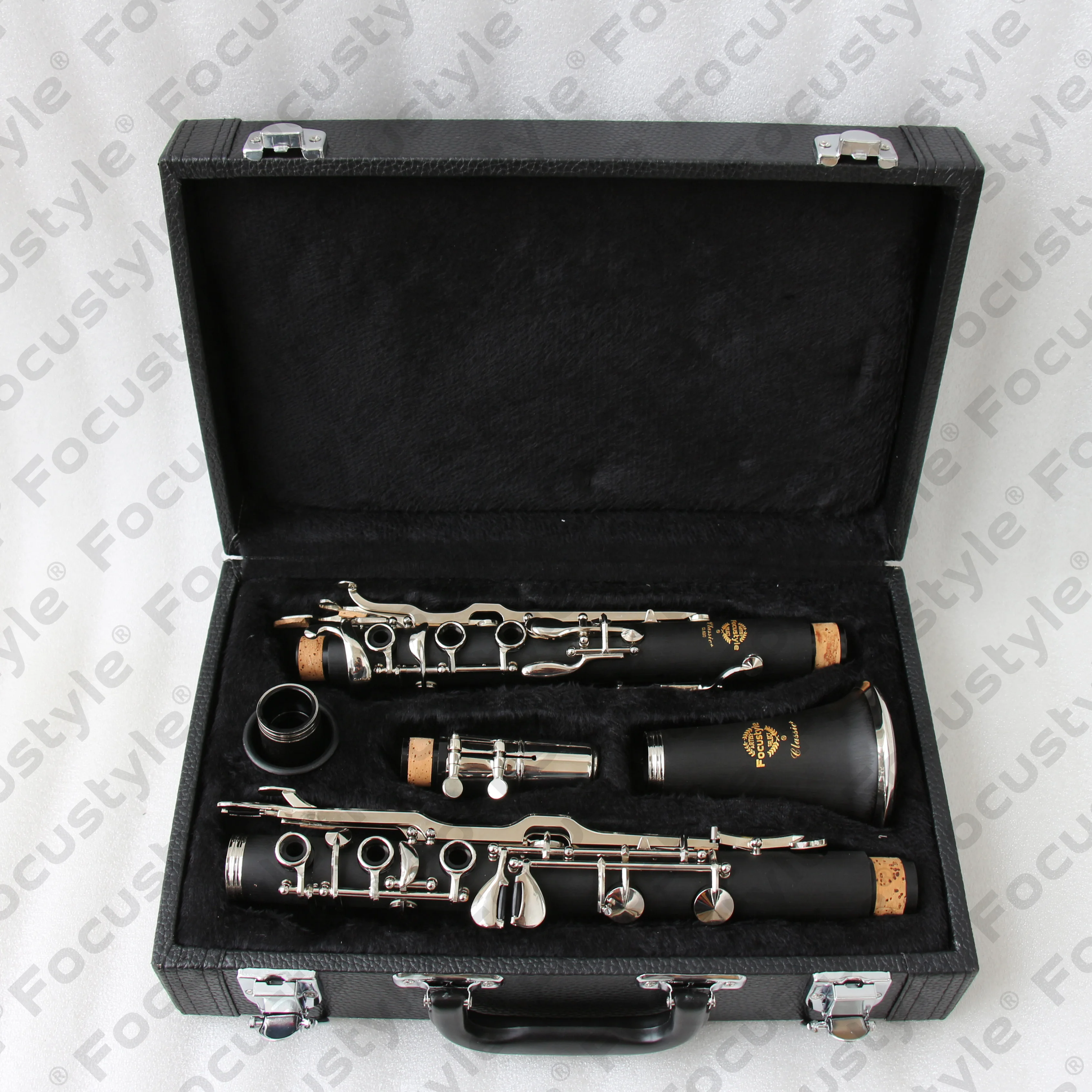 For Player Gift Musical Instruments G Flat Nickel Plate Nickel Silver 20 Keys Clarinet With Accessories And Hard Case For Sale