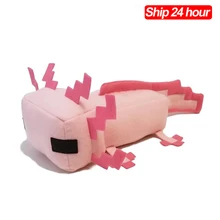 

30cm Pink Axolotl Plush Toy Soft Stuffed Plush Doll Cartoon Figure Plush Toys Kids Adults Plushie Gamer Gift Home Decoration