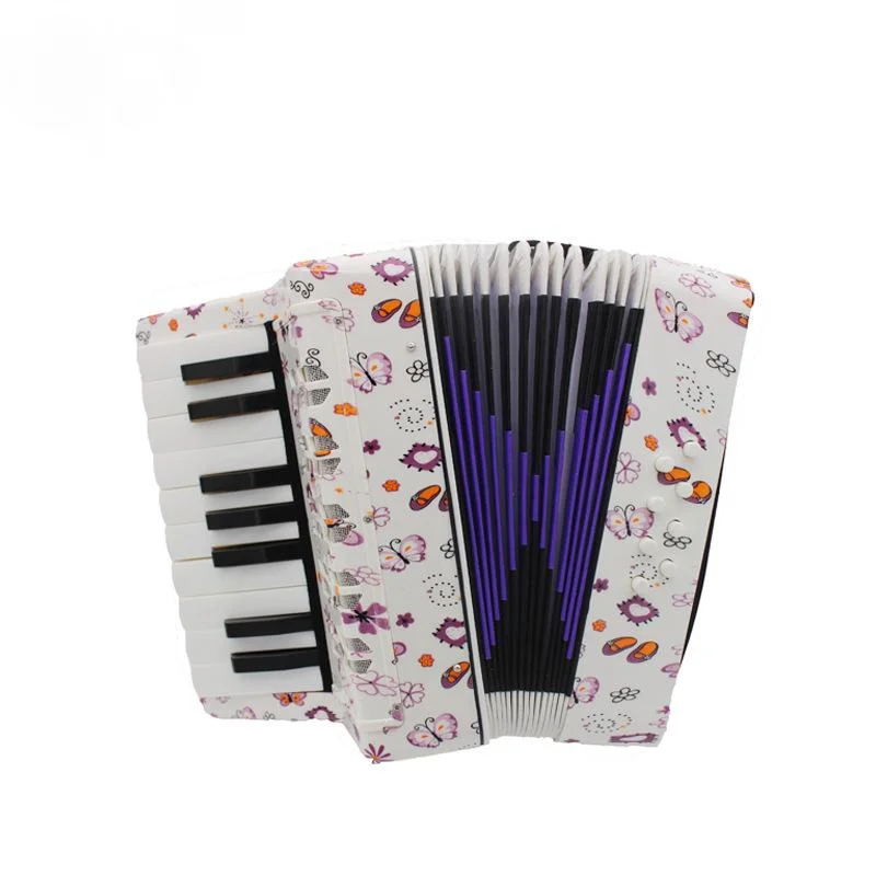 

1Pc Children 17 Key 8 Bass Accordion Kids Birthday Gift Stage Performance Professional Accordion Musical Instrument