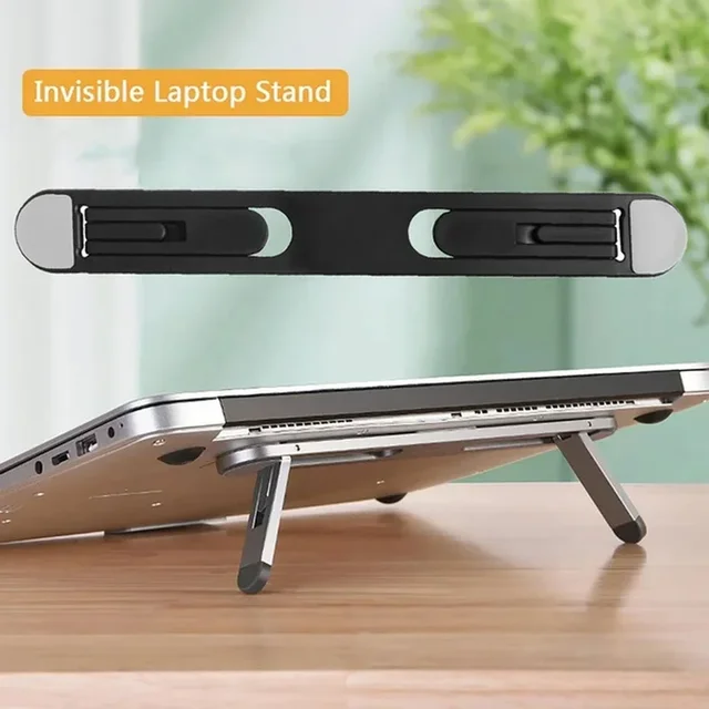 Support universel pour ordinateur portable, pour Macbook Pro 13 15 Air, Lenovo, Samsung, tapis de refroidissement, support Invisible pour ordinateur portable 1