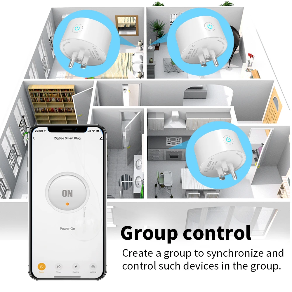 미국 멕시코 페루 WiFi TUYA Zigbee 스마트 플러그 소켓 전원 모니터 콘센트 가전 제품 스마트 라이빙은 Alexa Google 홈과 함께 작동합니다.