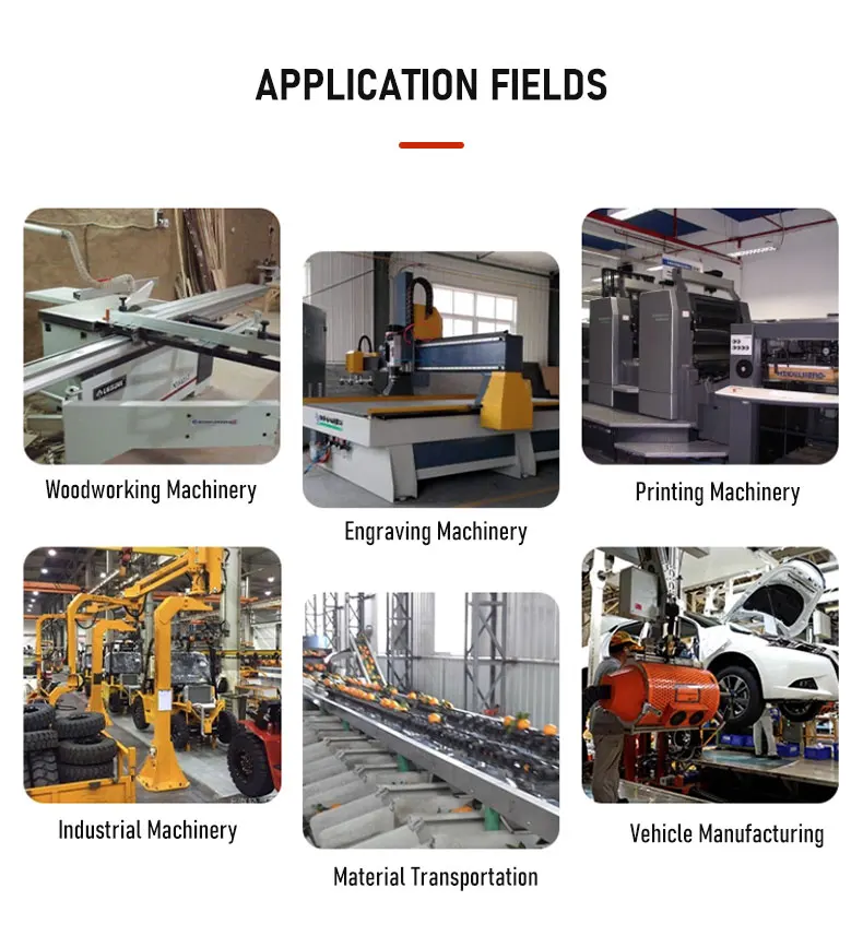 Kugelumlaufspindel SFU3204/3205/3210 L = 1200 mm – 2550 mm + BF25-Unterstützung + HM25-110/130 Gusseisen Nema42/52 + Pflaumenkupplung XB40 * 65 + DSG32H – Detail 11