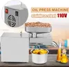 Oil Press Machine 1500W 110V Electric Automatic Peanut Nut Seed Oil Extractor Stainless Steel Oil Presser Expeller for Co 6