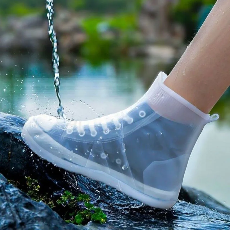 Silicone Shoe Covers Shoe Covers Thickened Non-slip Silicone Waterproof Shoe Cover Reusable