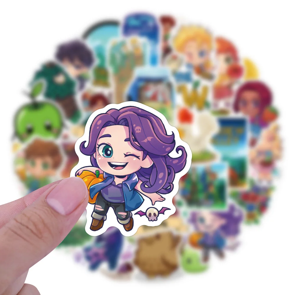 Stardew Valley Themed Cartoon Sticker Pack - Fun Decorative Stickers
