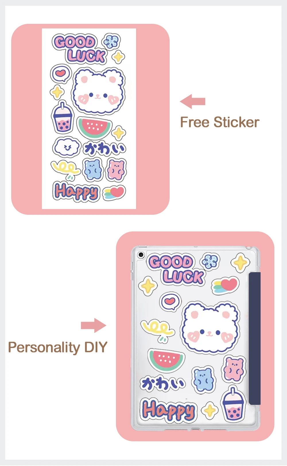 Tablet Cover For iPad Mini 2 3 4 5 6 Leather Smart Folio Case For ipad mini4 A1538 mini5 A2124 mini6 A2568 Protective Cases capa